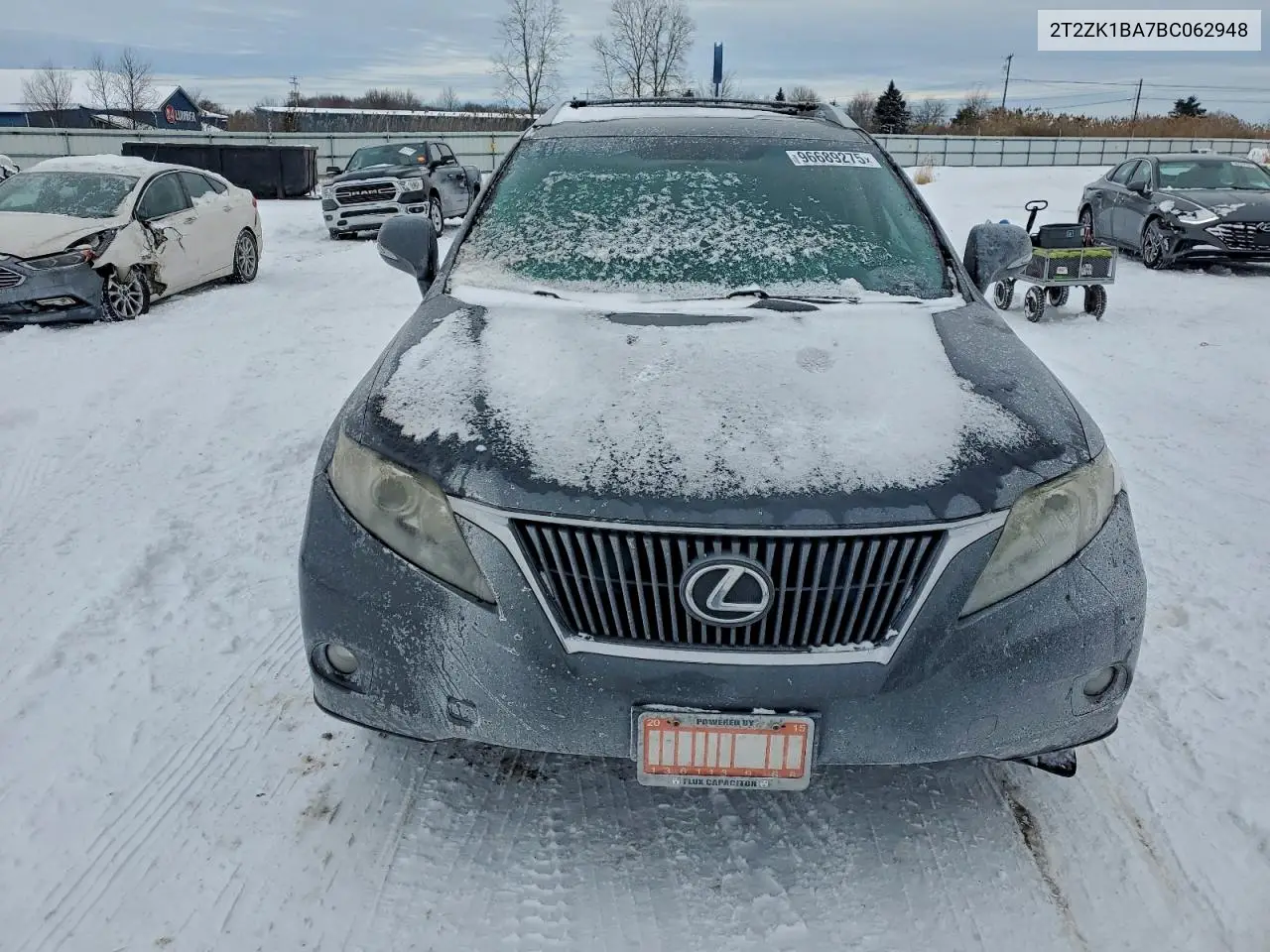 2T2ZK1BA7BC062948 2011 Lexus Rx 350