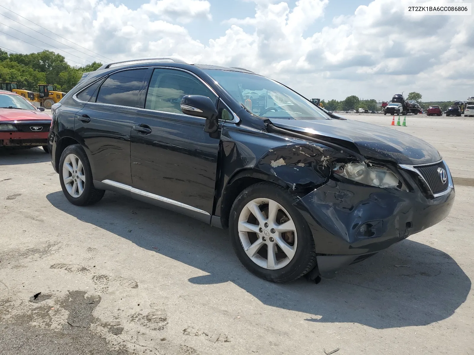 2T2ZK1BA6CC086806 2012 Lexus Rx 350