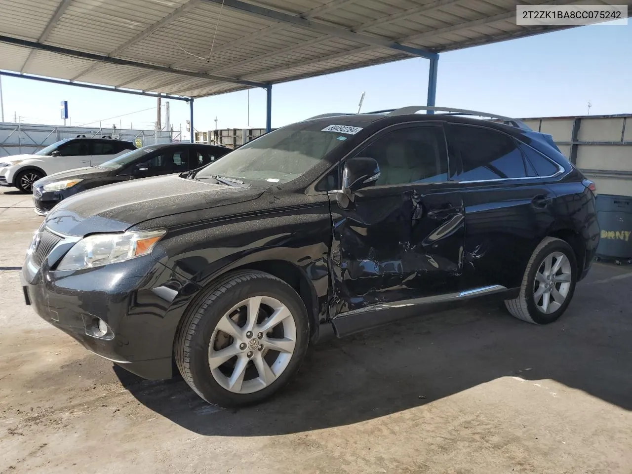 2T2ZK1BA8CC075242 2012 Lexus Rx 350