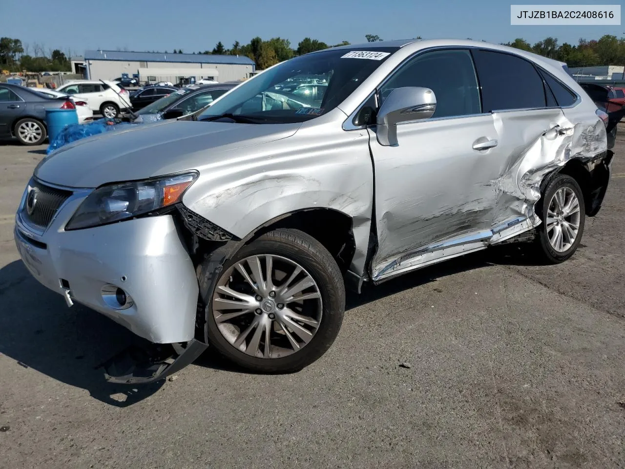 JTJZB1BA2C2408616 2012 Lexus Rx 450H