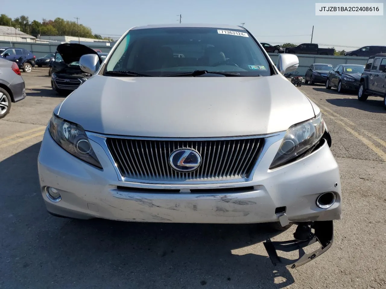 JTJZB1BA2C2408616 2012 Lexus Rx 450H