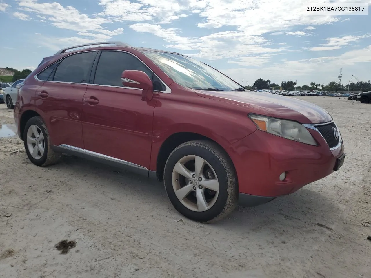 2T2BK1BA7CC138817 2012 Lexus Rx 350