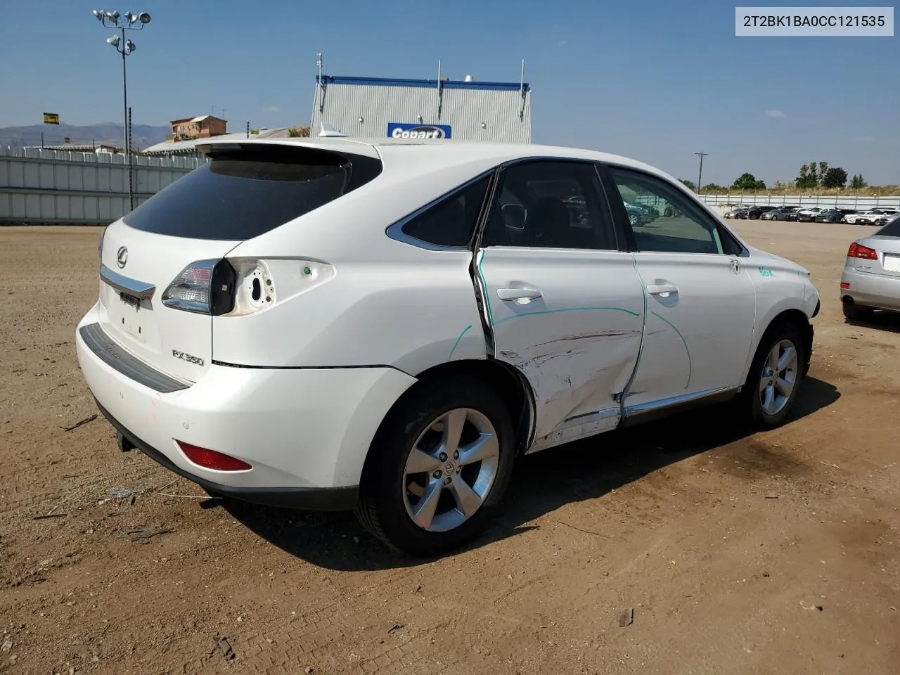 2T2BK1BA0CC121535 2012 Lexus Rx 350