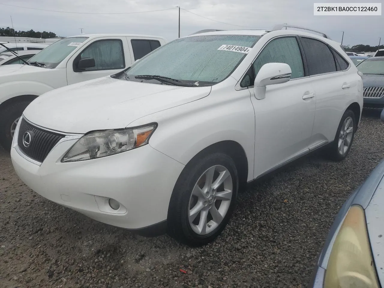 2T2BK1BA0CC122460 2012 Lexus Rx 350