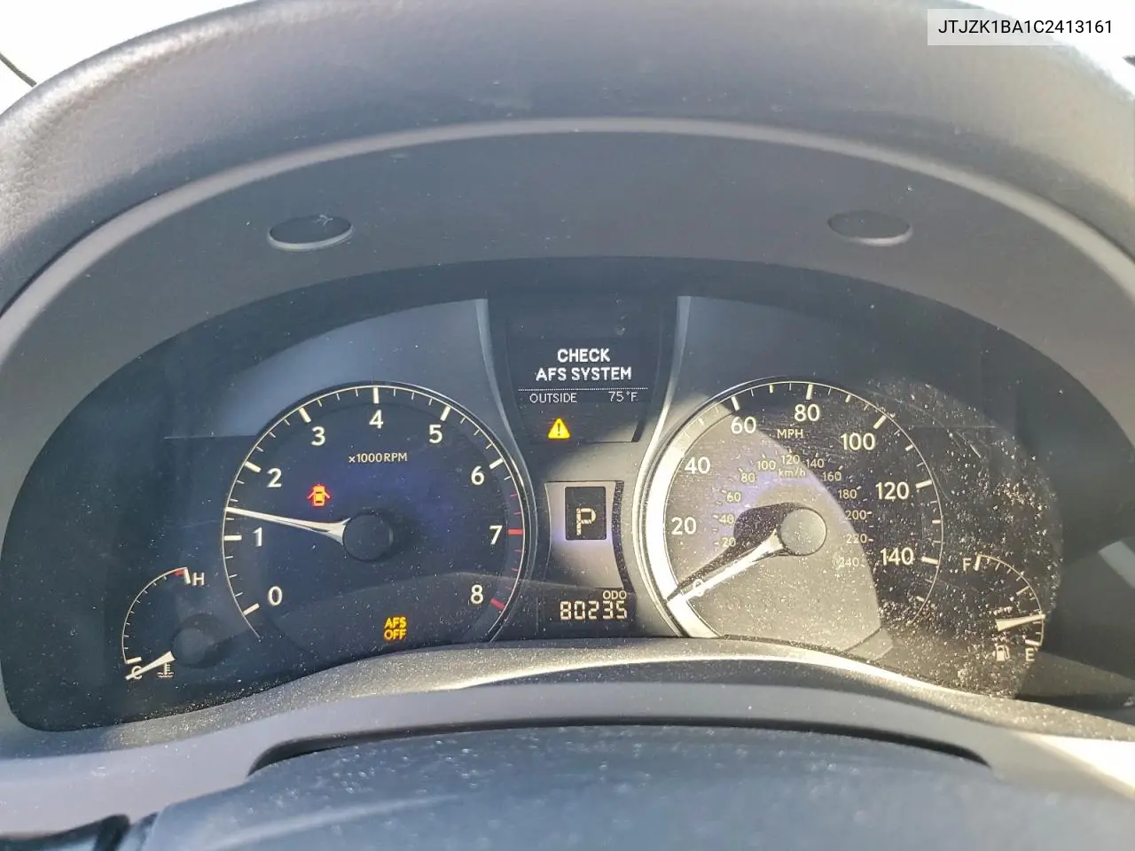 JTJZK1BA1C2413161 2012 Lexus Rx 350