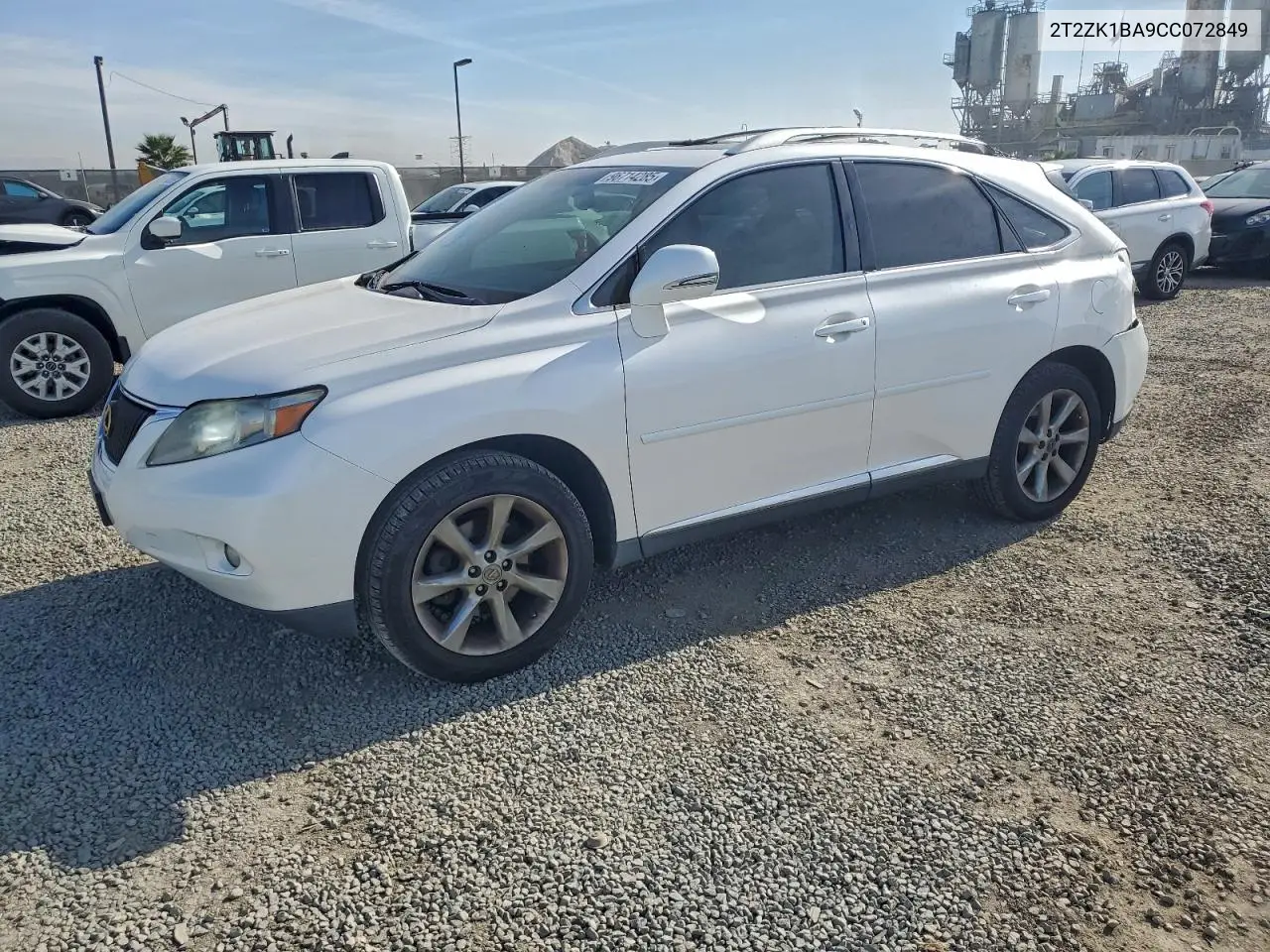 2T2ZK1BA9CC072849 2012 Lexus Rx 350