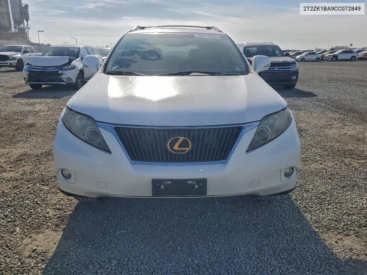 2T2ZK1BA9CC072849 2012 Lexus Rx 350
