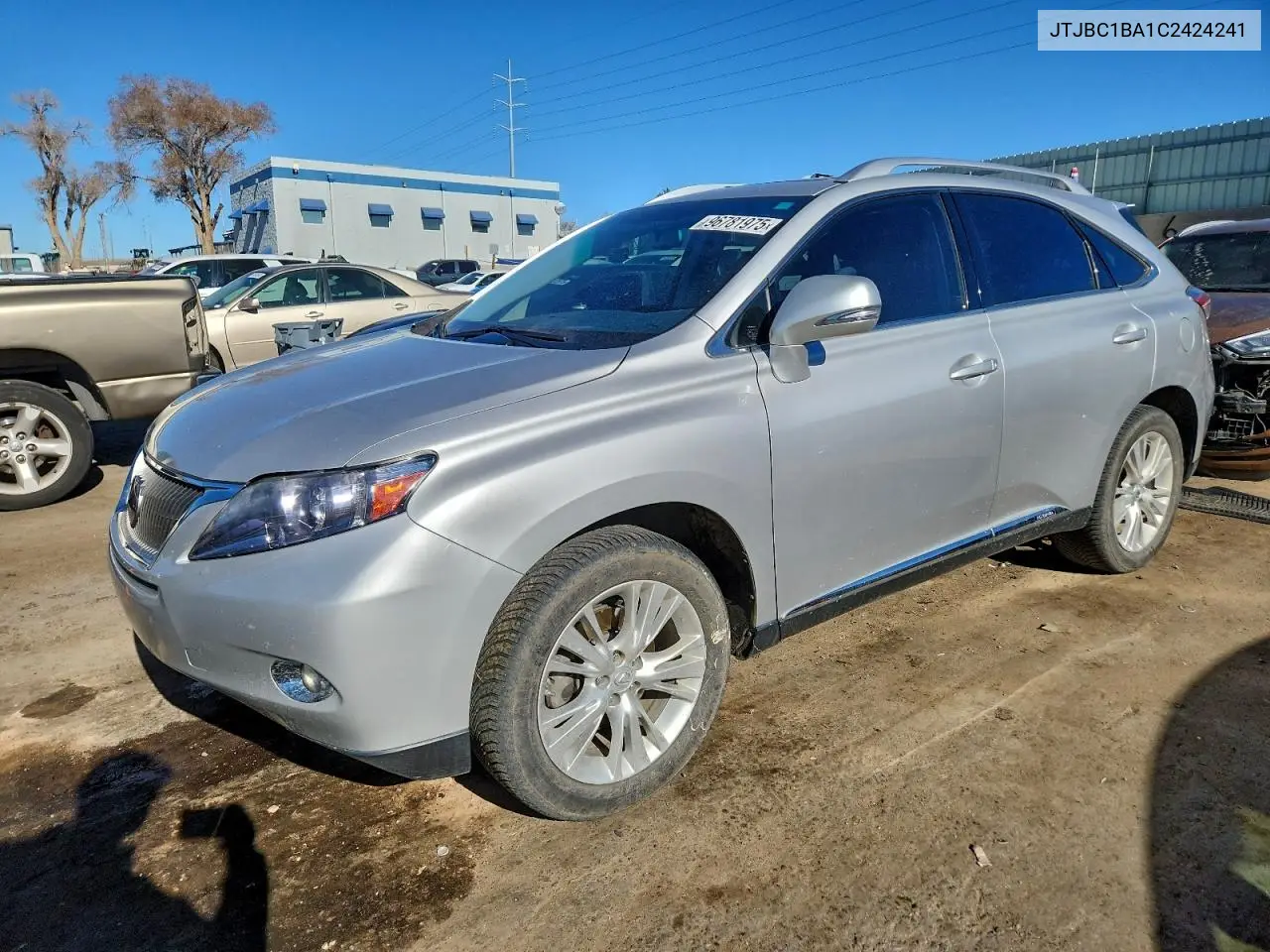 JTJBC1BA1C2424241 2012 Lexus Rx 450H