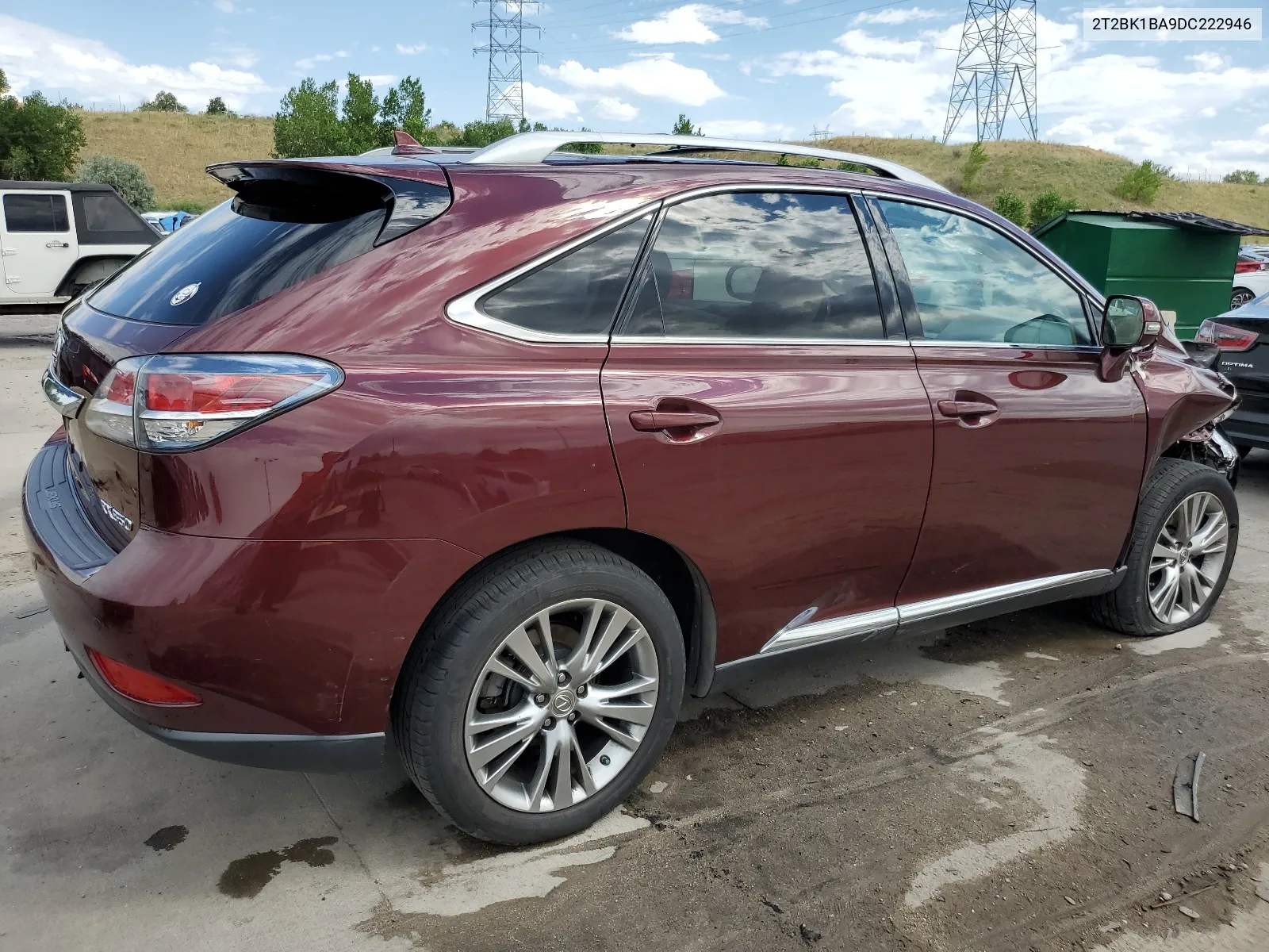 2T2BK1BA9DC222946 2013 Lexus Rx 350 Base