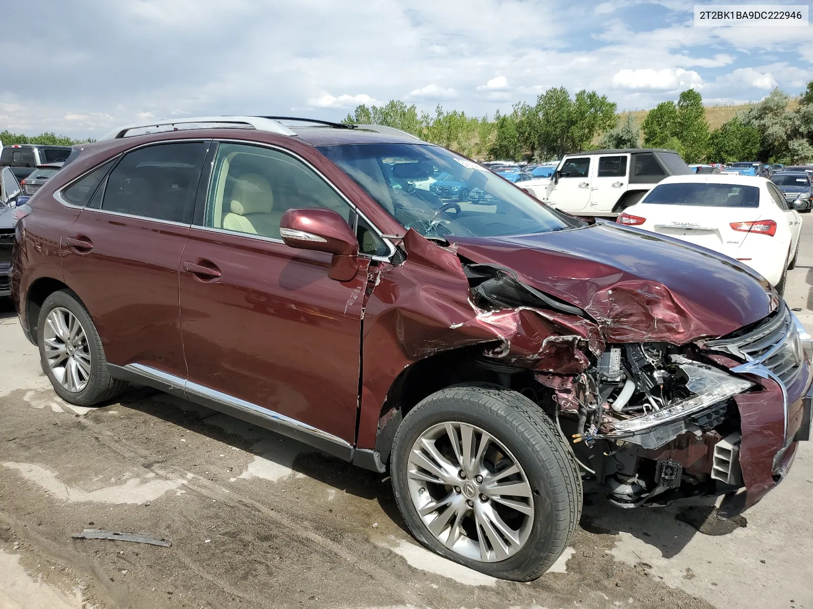 2T2BK1BA9DC222946 2013 Lexus Rx 350 Base