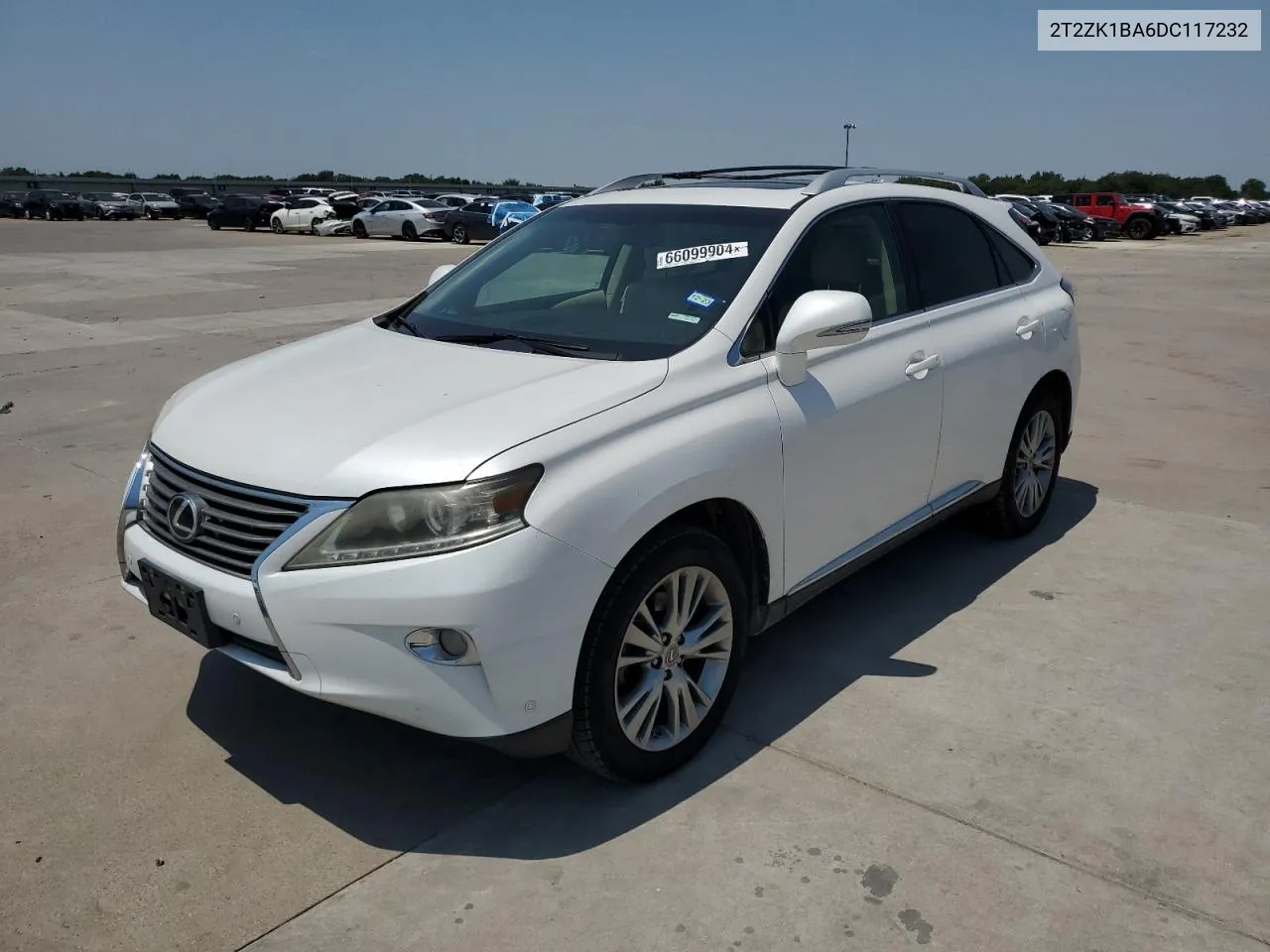 2T2ZK1BA6DC117232 2013 Lexus Rx 350