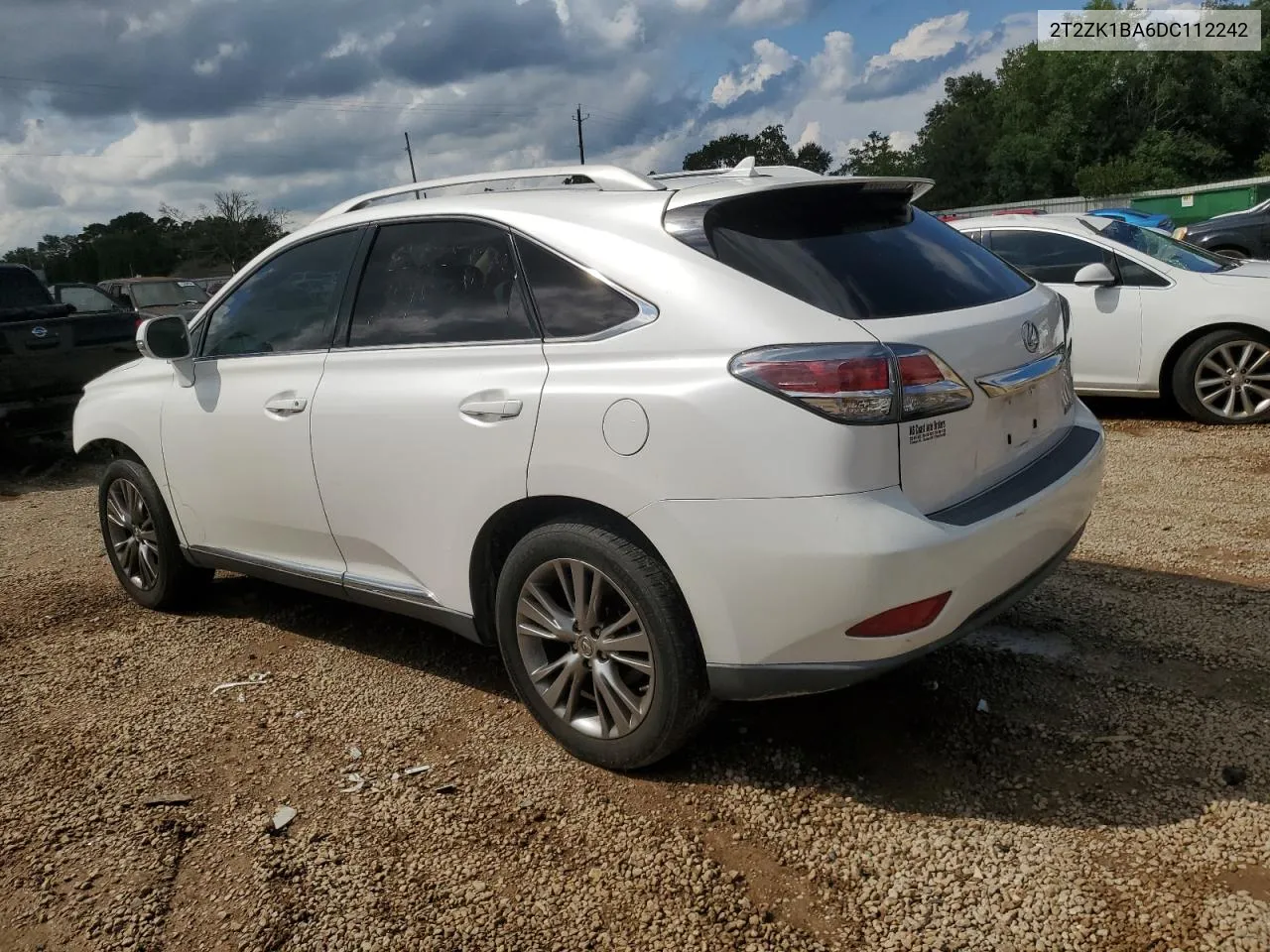 2T2ZK1BA6DC112242 2013 Lexus Rx 350