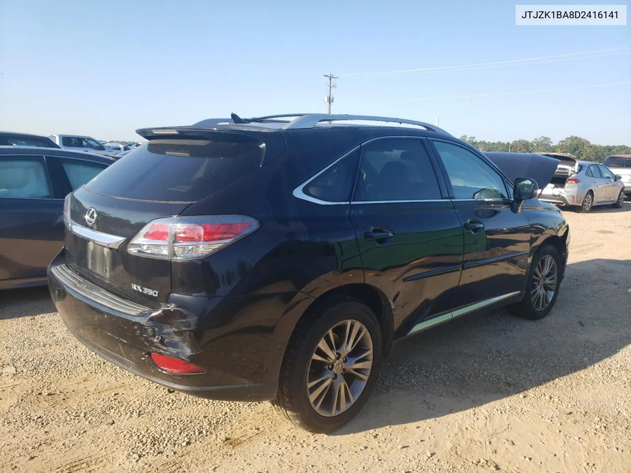 JTJZK1BA8D2416141 2013 Lexus Rx 350