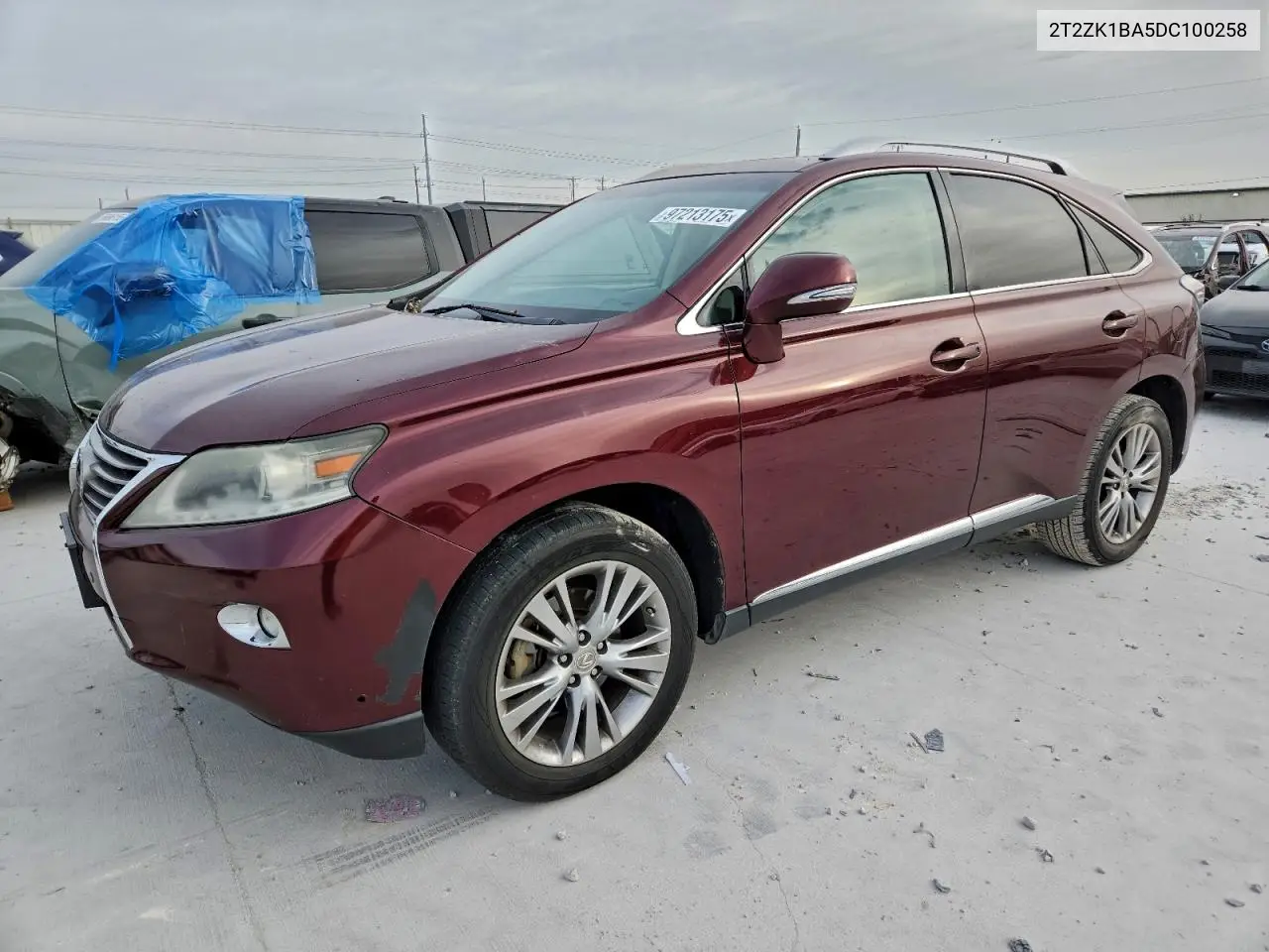 2T2ZK1BA5DC100258 2013 Lexus Rx 350