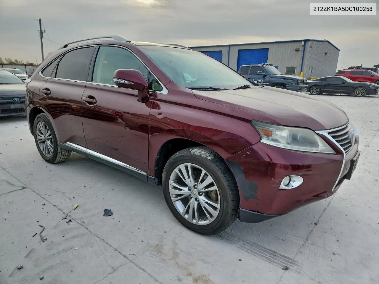 2T2ZK1BA5DC100258 2013 Lexus Rx 350