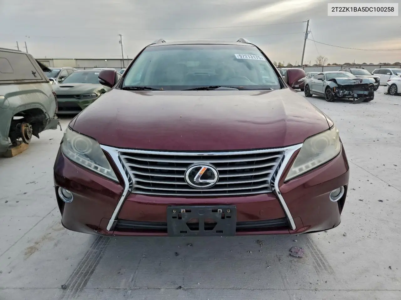 2T2ZK1BA5DC100258 2013 Lexus Rx 350