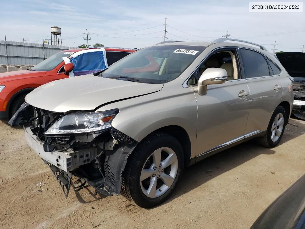 2T2BK1BA3EC240523 2014 Lexus Rx 350 Base