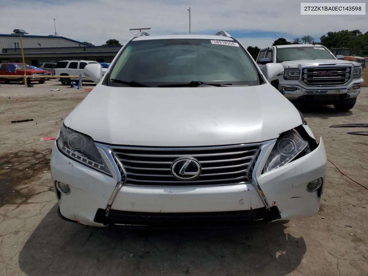 2T2ZK1BA0EC143598 2014 Lexus Rx 350