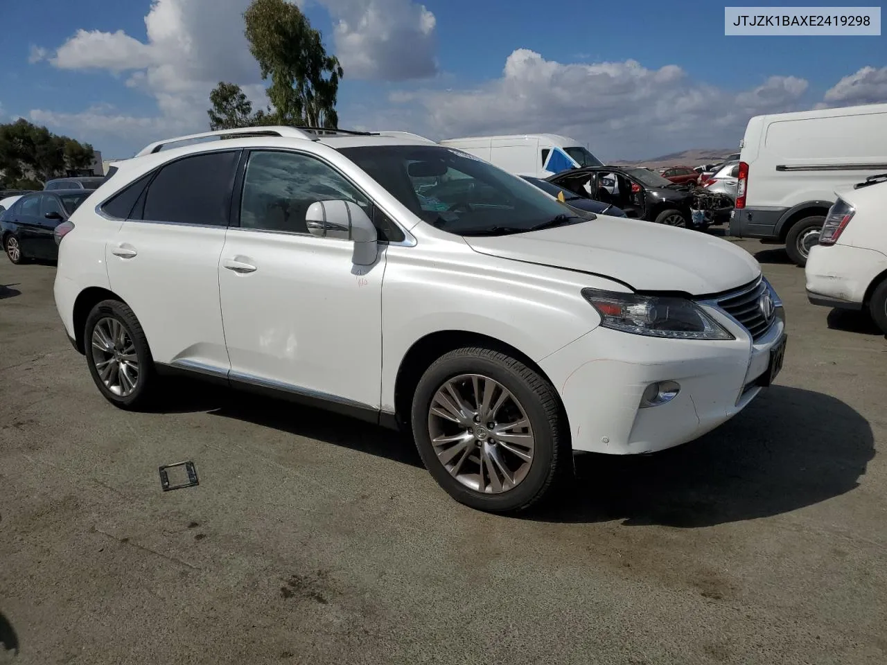 JTJZK1BAXE2419298 2014 Lexus Rx 350