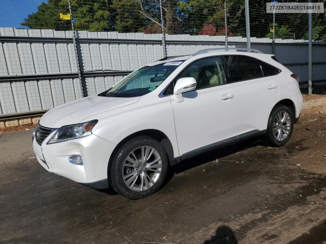 2T2ZK1BA2EC148415 2014 Lexus Rx 350