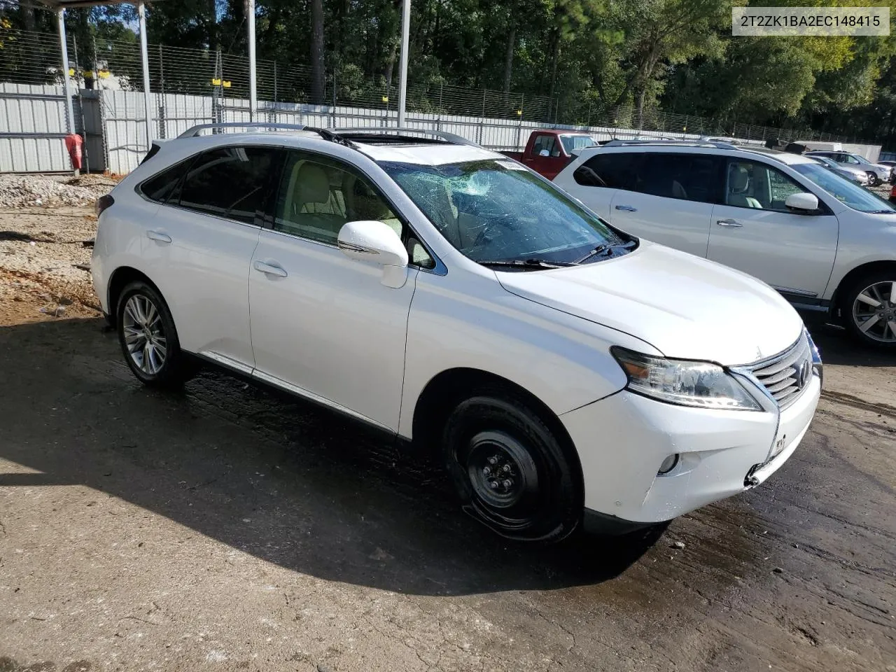 2T2ZK1BA2EC148415 2014 Lexus Rx 350