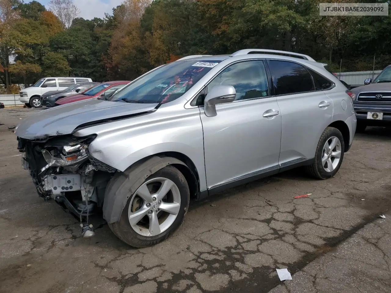 JTJBK1BA5E2039092 2014 Lexus Rx 350 Base