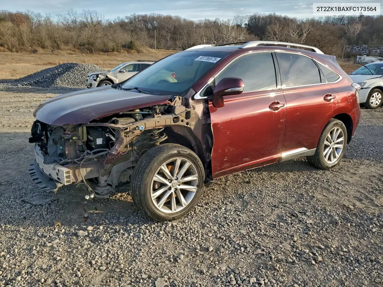 2T2ZK1BAXFC173564 2015 Lexus Rx 350