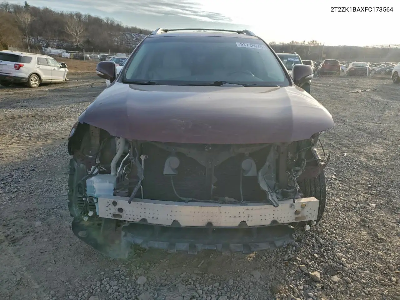 2T2ZK1BAXFC173564 2015 Lexus Rx 350