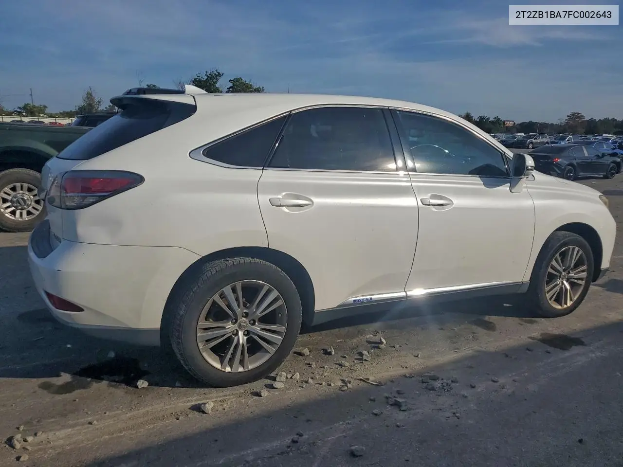 2T2ZB1BA7FC002643 2015 Lexus Rx 450H