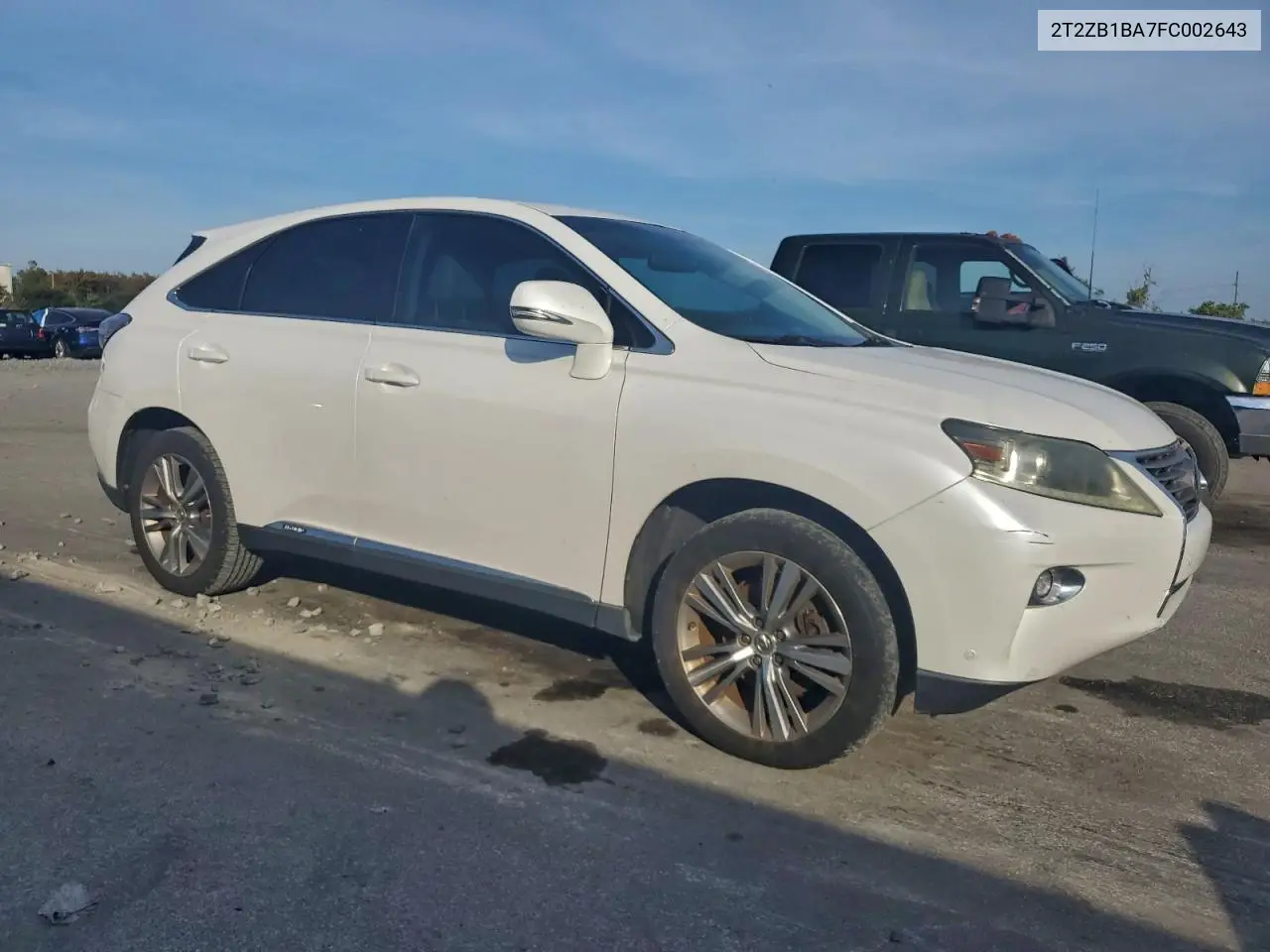 2T2ZB1BA7FC002643 2015 Lexus Rx 450H