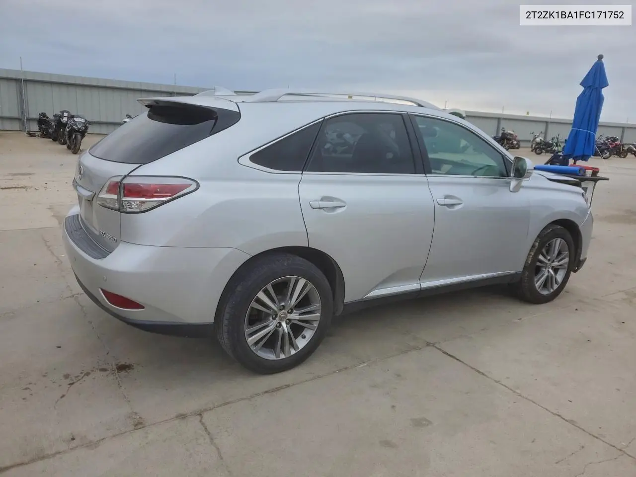 2T2ZK1BA1FC171752 2015 Lexus Rx 350