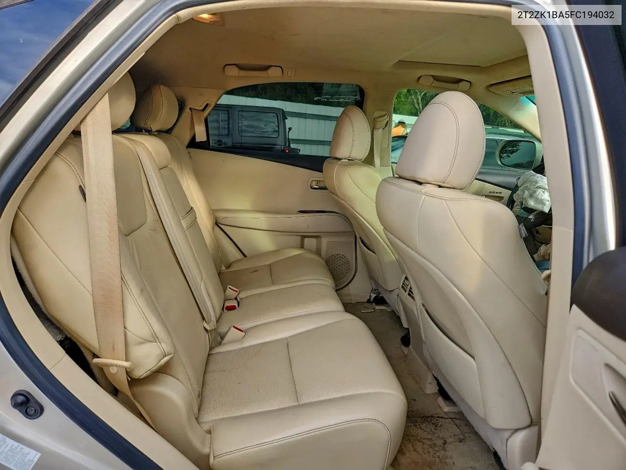 2T2ZK1BA5FC194032 2015 Lexus Rx 350