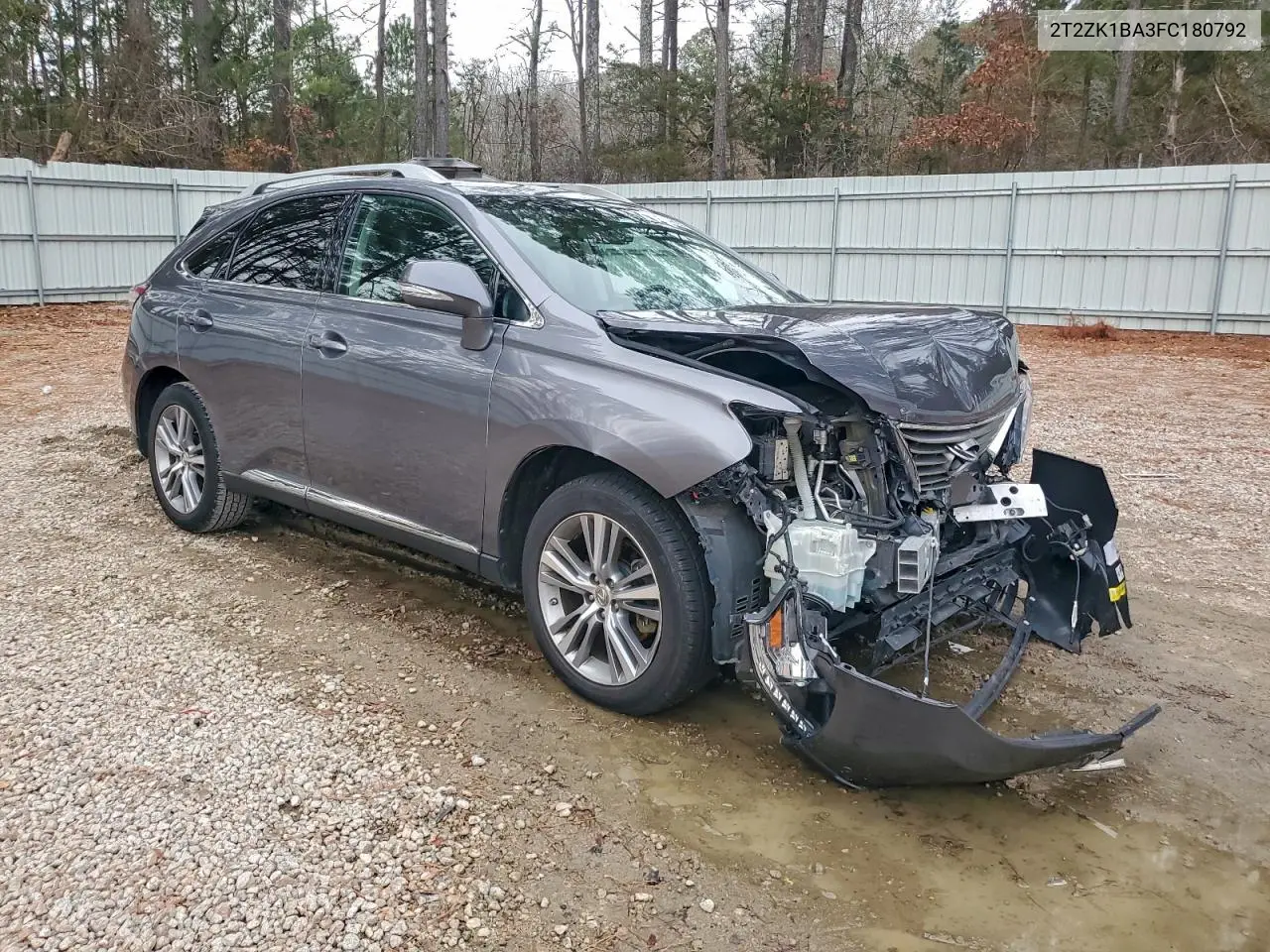 2T2ZK1BA3FC180792 2015 Lexus Rx 350