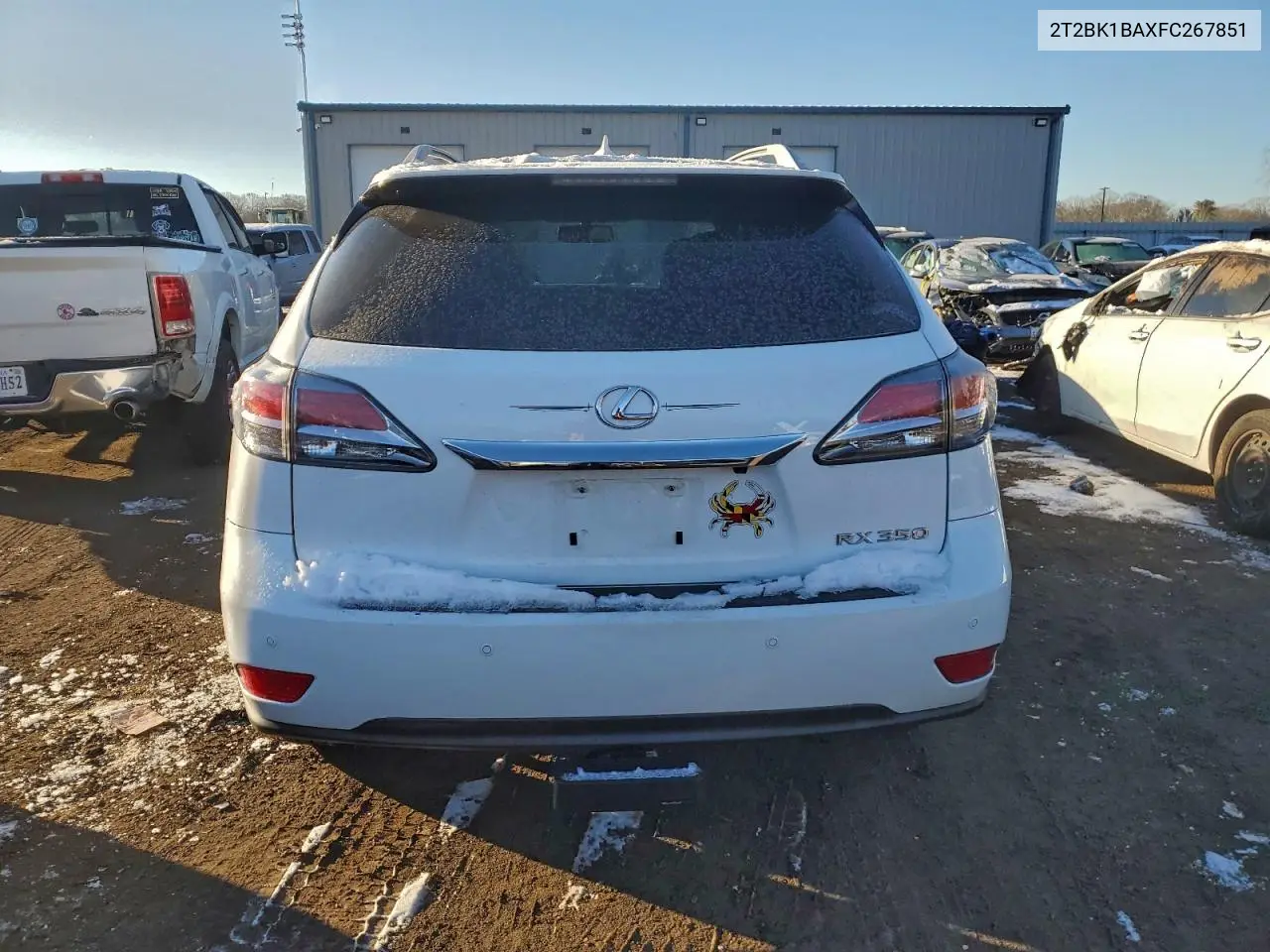 2T2BK1BAXFC267851 2015 Lexus Rx 350 Base