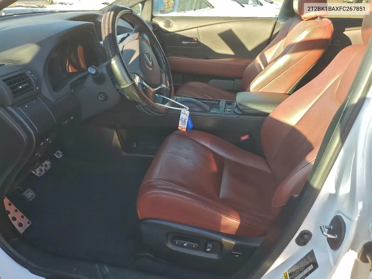 2T2BK1BAXFC267851 2015 Lexus Rx 350 Base