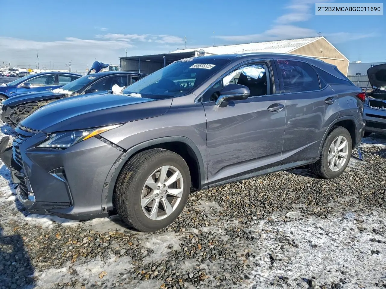 2T2BZMCA8GC011690 2016 Lexus Rx 350 Base