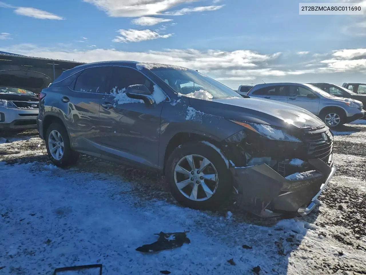 2T2BZMCA8GC011690 2016 Lexus Rx 350 Base