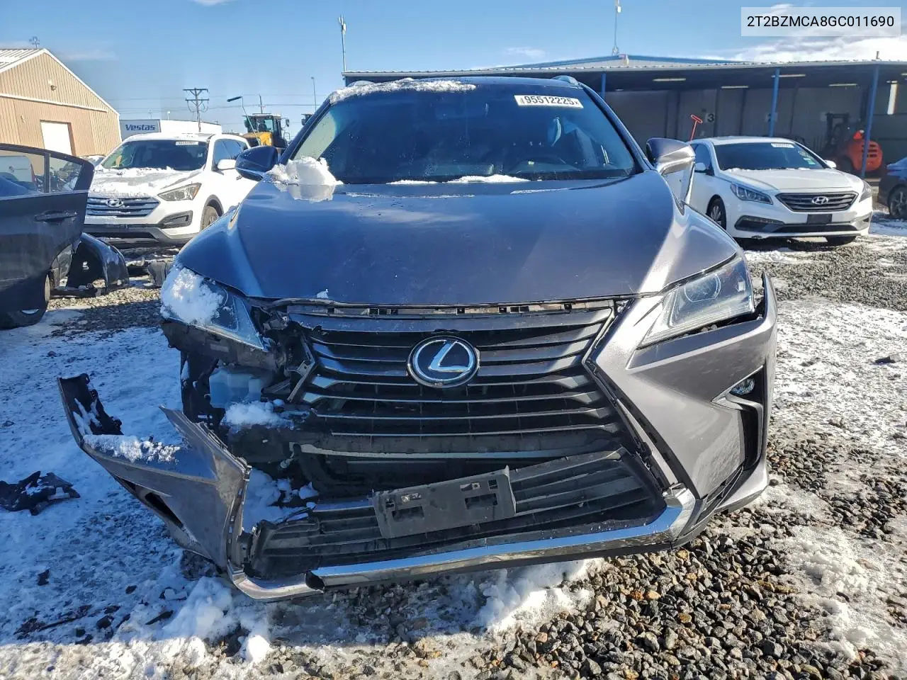 2T2BZMCA8GC011690 2016 Lexus Rx 350 Base
