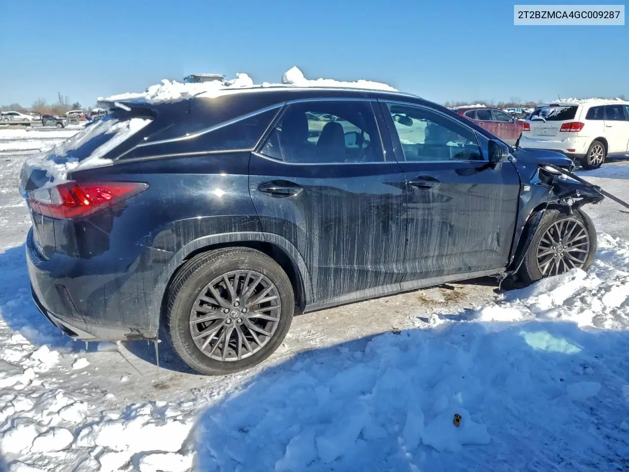 2T2BZMCA4GC009287 2016 Lexus Rx 350 Base