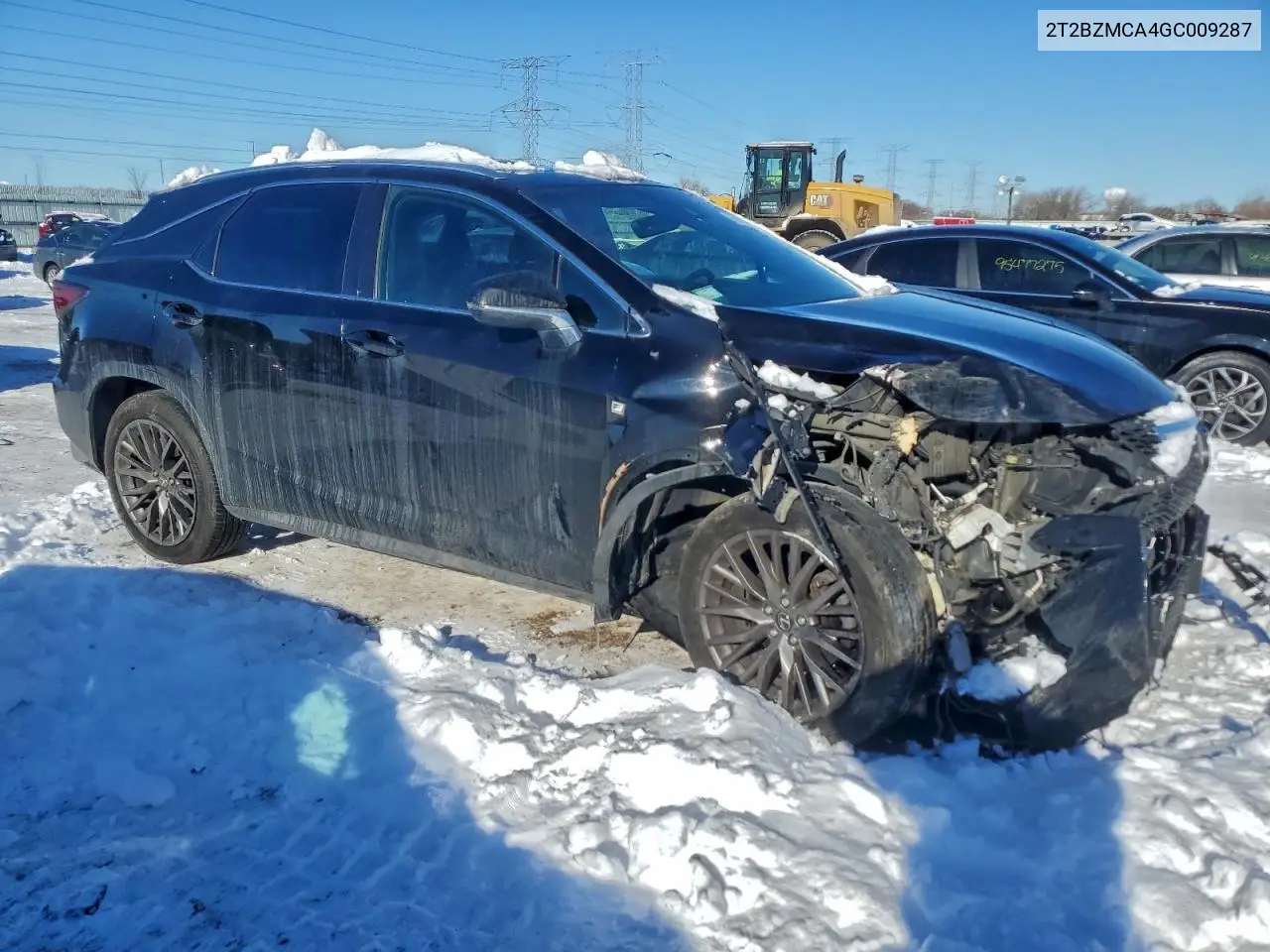 2T2BZMCA4GC009287 2016 Lexus Rx 350 Base