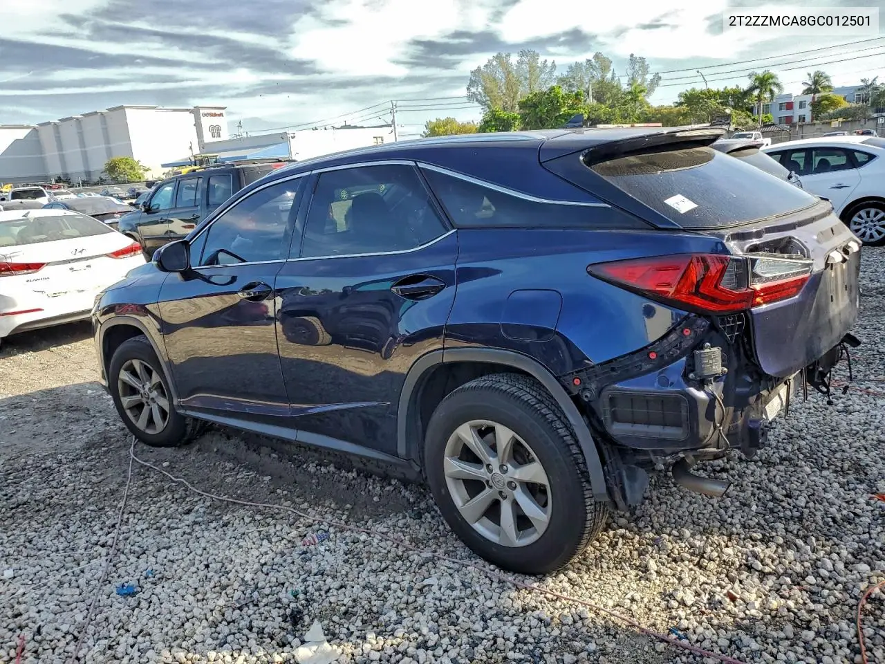 2T2ZZMCA8GC012501 2016 Lexus Rx 350