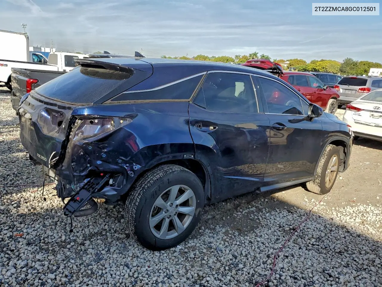 2T2ZZMCA8GC012501 2016 Lexus Rx 350