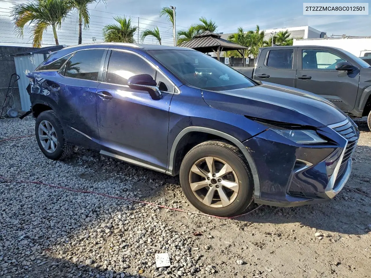 2T2ZZMCA8GC012501 2016 Lexus Rx 350