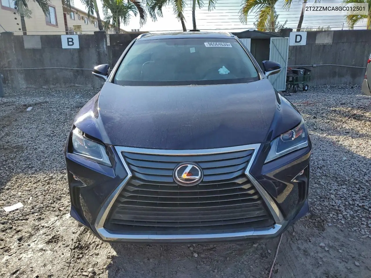 2T2ZZMCA8GC012501 2016 Lexus Rx 350