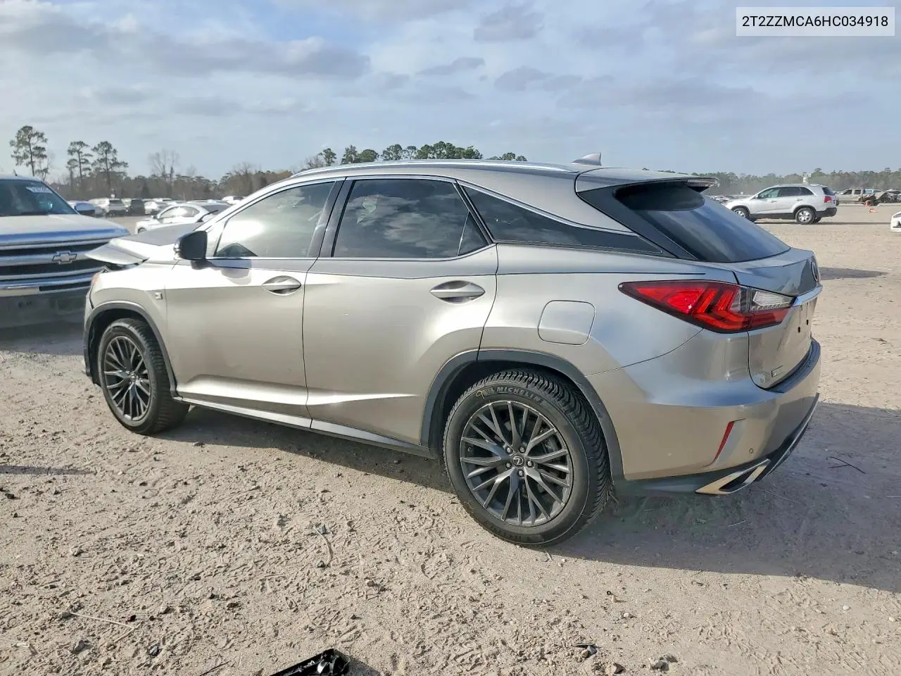 2T2ZZMCA6HC034918 2017 Lexus Rx 350 F Sport