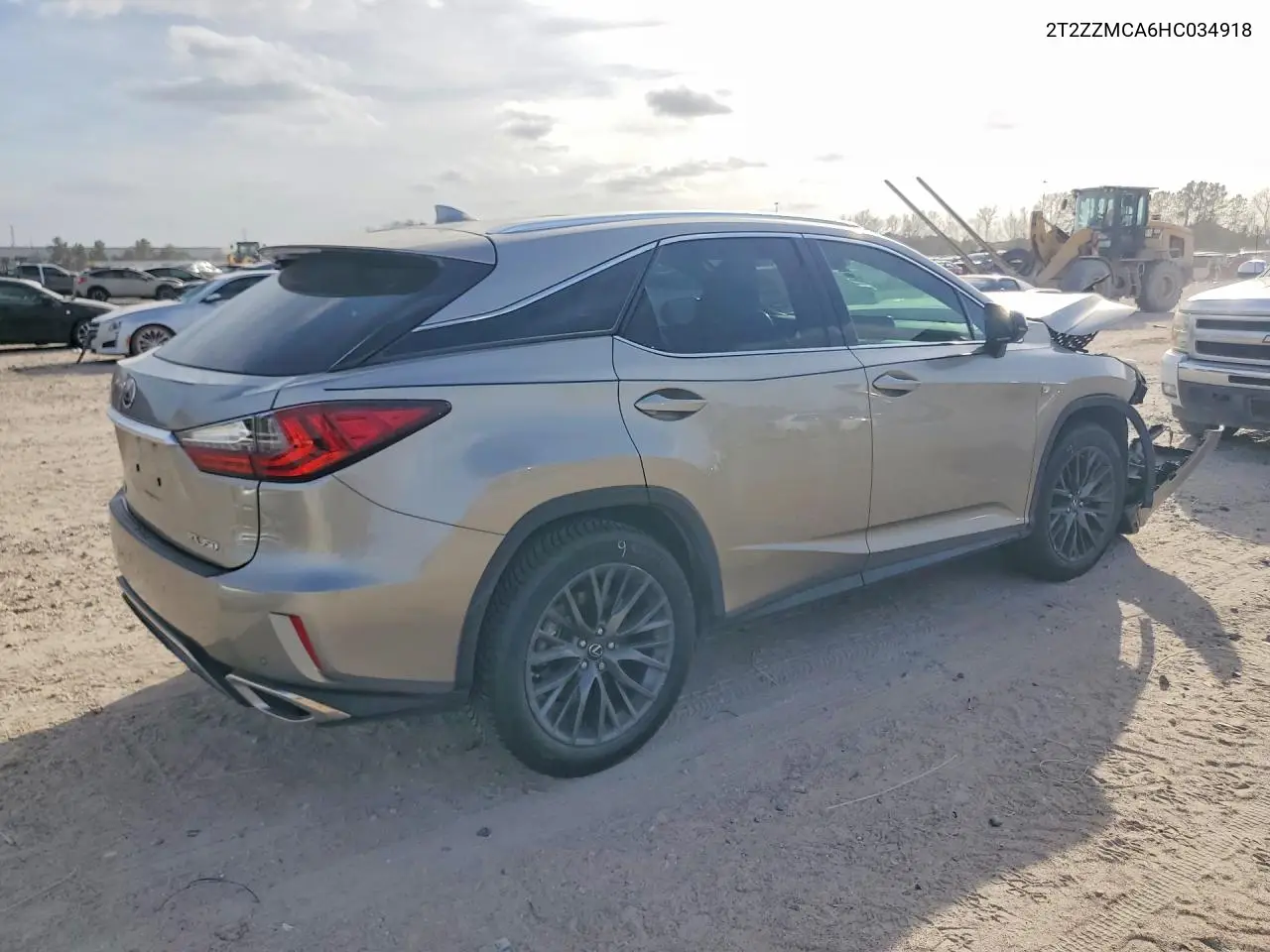 2T2ZZMCA6HC034918 2017 Lexus Rx 350 F Sport