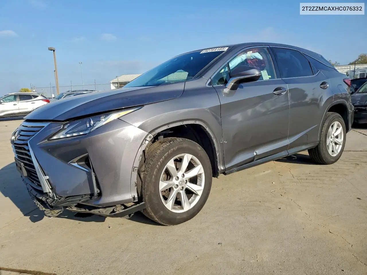 2T2ZZMCAXHC076332 2017 Lexus Rx 350 Base