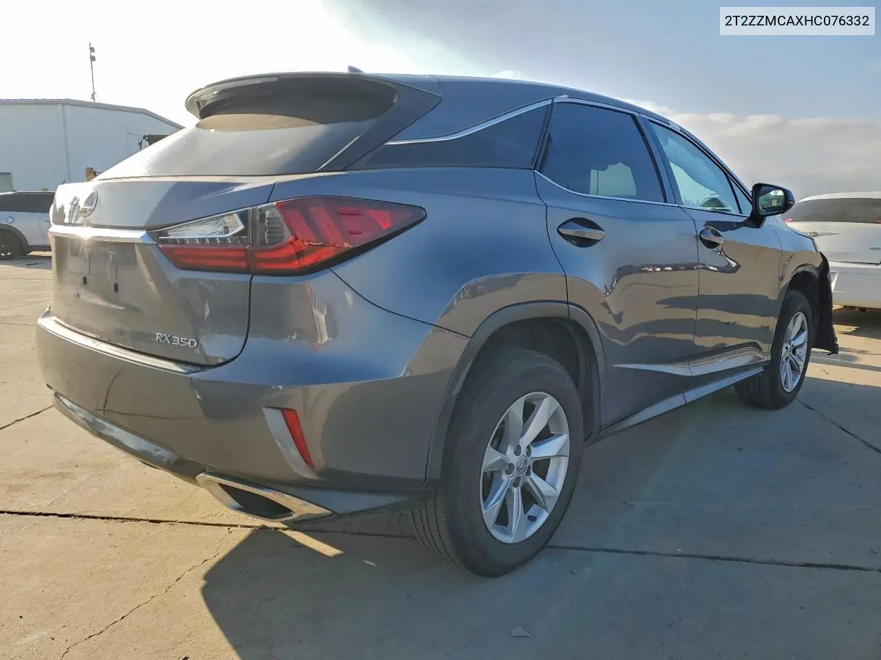 2T2ZZMCAXHC076332 2017 Lexus Rx 350 Base