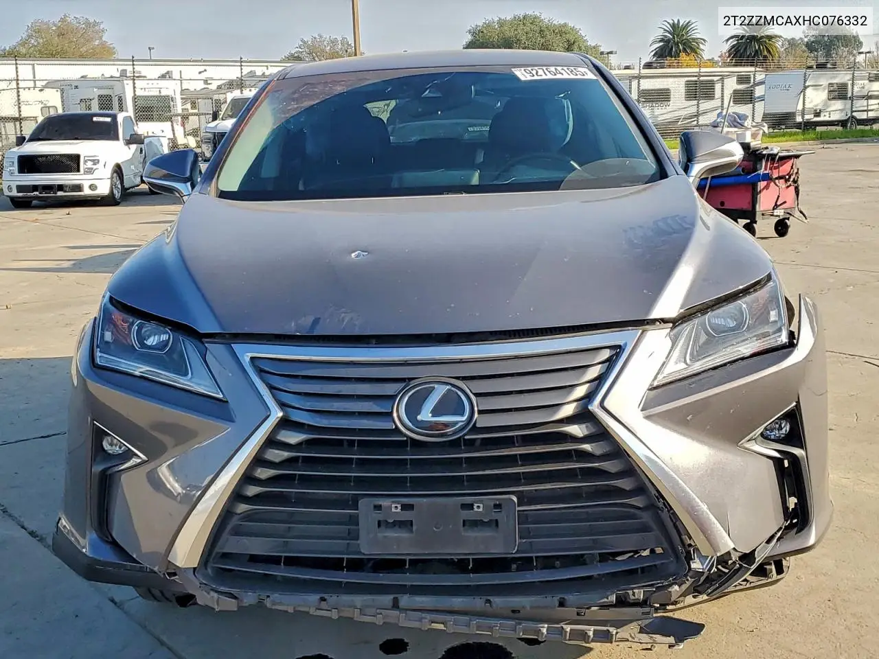 2T2ZZMCAXHC076332 2017 Lexus Rx 350 Base