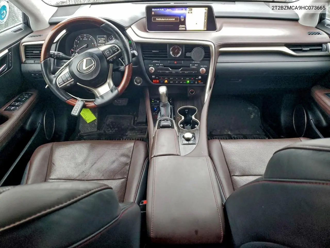 2T2BZMCA9HC073665 2017 Lexus Rx 350 Base